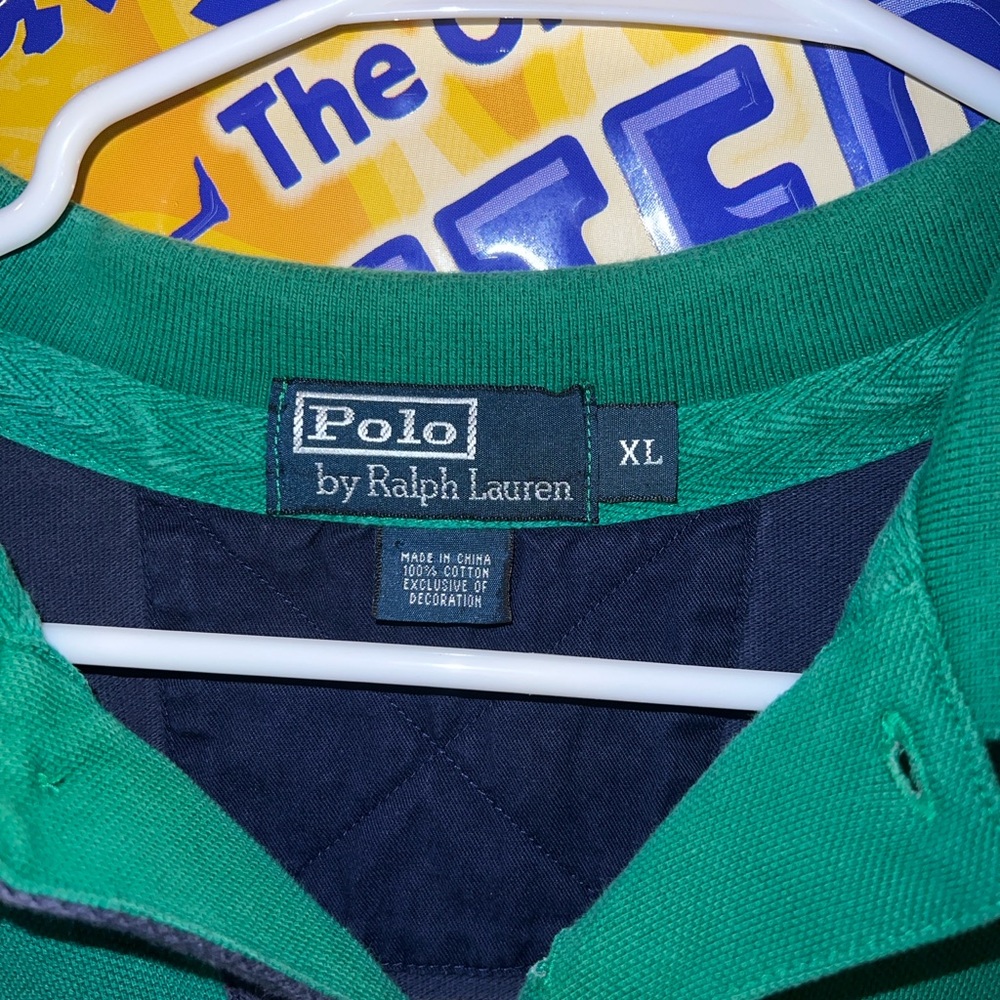 Vintage Green Polo Shirt with Embroidered Logo! - Picture 6 of 6